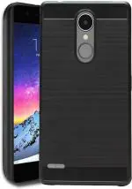 Leyon Black Silicon Back Cover For Lg K7