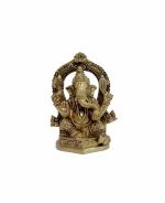 Kaman Ganesh Heart Shape Brass For Collectible Handicraft Art By KALARAMBH