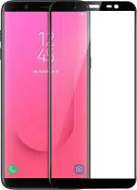 INCLU New Edge To Edge Full Tempered Glass Screen Protector For Samsung Galaxy A6 Plus