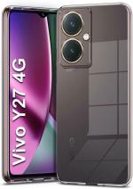 XOVO Back Cover for vivo Y27, vivo Y27 4G (Transparent, Dual Protection, Pack of 1)