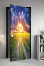 Qth Natural Dor-5813 Design Door Sticker