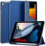 Ragro Blue Smart Trifold Stand Flip Case Cover For Apple Ipad 3