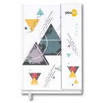 Youva Navneet| Magnetic Case Bound / Hard Cover Notebook| Single Line| B6 Size - 12.5 x 17.6 CM| 192 Pages| Pack of 2