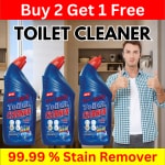 BLISS & BLUSH Toilet Cleaner blue 1500ml 99% natural & plant-derived |Non Toxic| Allergen-free fragrance |Vegan & Cruelty free