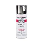 Rust-Oleum STOPS RUST 7718830 Bright Coat Metallic Finish Spray Paint GLOSS CHROME, 312 grams