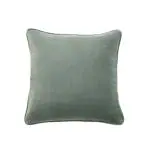 Weave India Plain Velvet Cushion Cover 16x16 Inches Set of 1-Lilypad