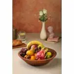 ARIYA HOME Wooden Bowl for Dough Mixing, Wood Bowl, Wooden Bowls, Fruit Bowl for Dining Table, Salad Bowl Wooden, Wooden Bowl