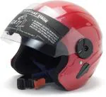 Noax Noxi Red Glossy Sky Motorbike Helmet (Red) Size-M
