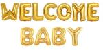 My Party Suppliers Welcome Baby Shower Welcome Baby Boy and Girl Foil Balloons