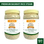 Indiyana XXL Long Grain Premium Basmati Rice 950gm Pack of 2 - Basmati Steam Rice