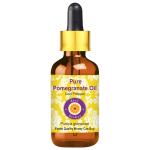 Deve Herbes Pure Pomegranate Oil (Punica granatum) with Glass Dropper Natural Therapeutic Grade Cold Pressed 50ml