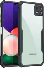 XOVO Back Cover for Samsung Galaxy F42 5G, Samsung Galaxy A22 5G (Transparent, Dual Protection, Pack of 1)