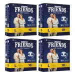 Friends Overnight Adult Diapers Tape Style - 40 Count (Large) with odour lock and Anti-Bacterial Absorbent Core