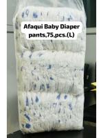 MAGICKHAL Super Soft Baby Diapers - Ultra Absorbent, Leak-Proof Protection, Hypoallergenic, and Gentle for Sensitive Skin (Size - L) (Count - 75)