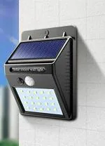 JMC 20 Led Solar Motion Sensor Light Wireless Waterproof Night Spotlight for Outdoor/Garden Wall, Solar Lights for Home