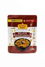 Instafeast Millet Bisibelebath Foxtail Millet Bisibelebath Instant Meal 80G (Pack of 5)