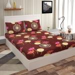 Skap Multicolour Polyester New Fashioned Bedsheet With 2 Pillow Cover 193 x 203 x cm (SFB20)