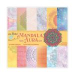 Little Birdie Mandala Aura Paper Pack Paper Foil Printed Mandala Aura Paper Pack 12In X 12In,12Sheet