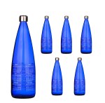 SAND DUNE Calendar Printed Glass Water Bottle,Travel Glass Drinking Fridge Bottle(1000,set 6)