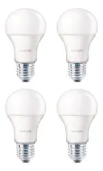 Philips E27 7-Watt Ww Led Bulbs (Pack Of 4, Warm White)