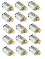 InventoSales 15Pcs (Pack of 15) 3V - 6V Vibration DC motor N20 mini micro DC Toy Hobby Motor 10x12x15mm 10000 rpm for Toys DIY Projects