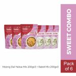 INDIMIX Instant Moong Dal Halwa & Rabdi Mix - 1.2 Kg