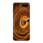 GADGETSWRAP Printed Vinyl Skin Sticker for Samsung Galaxy Z Flip - vortex