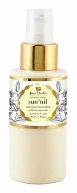Just Herbs Sun'nil Jojoba-Grapeseed Moisturising Sun Protection Lotion