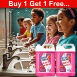 KYARA DREAMS Hand Wash Liquid pink 10Liter Non-Toxic, Herbal, Eco-Friendly, Chemical Free, pH Balanced, Tough On Germs, Gentle On Hands