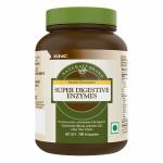 GNC Super Digestive Enzymes | Prebiotics & 11 Potent Enzymes | Reduces Bloating & Gas | Prevents Acidity & Indigestion | Maintains Regular Bowel Motions | Supports Healthy Gut | 100 Veg Capsules