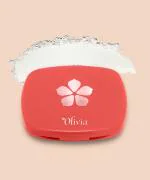 Olivia Compact Powder White Clay 10g, Matte Finish Light Pressed Oil Free Powder, Shade 05