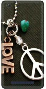 aadia Gionee Marathon M5 Lite Matte Vinyl Love Printed Mobile Skin Sticker with Scratch Resistant Lamination