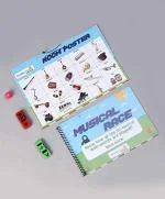 Smartcraft Know 20 Music instruments Board Game - Multicolor