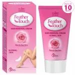 VI JOHN Women Feather Touch Hair Removal Cream Rose 40g Each (Pack of 10)
