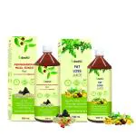 AMBIC Ayurvedic Ashwagandha Shilajit Juice with Fat Loss Juice-500ML Each I Combo  (Pack of 2)