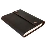 MB Exports - Refillable Leather Drawing Journal Daily Travel Diary Antique Handmade Vintage Bound MB Exports - Writing Notebook, Genuine Leather, Unlined White Paper, Art Sketchbook, 6.5X8.5 Inches -Dark Brown