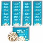 Open Secret White Choco Cashew Cookies - Pack of 24 - 420gm, With No Refined Sugar or Added Maida