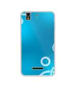 Casotec Circle Background Design Printed Silicon Soft TPU Back Case Cover for Yu Yureka