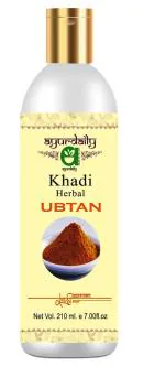Khadi Herbal Ayurdaily Uptan Face Wash for All skin type 210ML -Pack of 1