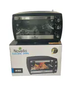 NOVELLA Electric Oven 1500W OVEN 100 C-250C Temperature Control And 7 Stage Heating Element Stage Heating Element With Rotisserie Function Electric Oven