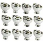 Taluka Double Wall Curved Design Stainless Steel Ice Cream Cups 150 ml (Set of 12)