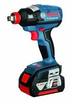 BOSCH GDX 18V-200 C Professional IMPACT WRENCH, 1 Charger, 2 x 4.0 Ah Li-ion batteries.