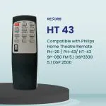 RESORB HT 43 Remote Compatible with Philips Home Theatre Remote PH-29 / PH-43/ HT-43 SP-080 FM 5.1 DSP3300 5.1 DSP 2500 (Your Old Remote Must be Exactly Same)