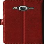 Frazil Faux Leather Case Flip Cover for Samsung Galaxy On5 Pro with Foldable Stand & Cards Slots - Brown