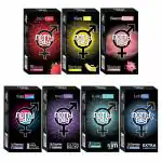 NottyBoy Exotic Flavour| 4in1, Dotted, Ribbed, Long Time, Extra Thin, More Lube Condoms - 70 Pieces