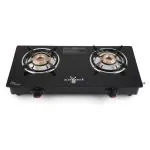 Blue Eagle 2 Burner Auto Ignition with Toughened Glass Cooktop Color-Black