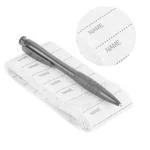 Hasthip White Small Writable Clothing Washable Sewing Custom Cloth Stickers Personalized Tags (Pack Of 200)