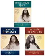 Man's Eternal Quest + The Divine Romance + Journey to Self-Realization: Paramahansa Yogananda Collected Talks and Essays on Realizing God in Daily Life (Vol 1,2,3) | Yogoda Satsanga Society of India Combo Bundle Pack - Set of 3 Spiritual Books