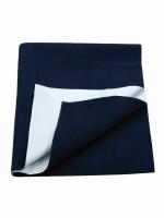 Elementary Smart Dry Waterproof Large Bed Protector Sheet - Navy Blue