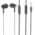IAIR In-Ear Wired Earphones with Mic for Mobile, Tablet, Laptop, Audio Player, Gaming Console Model Name- H8(Black)
